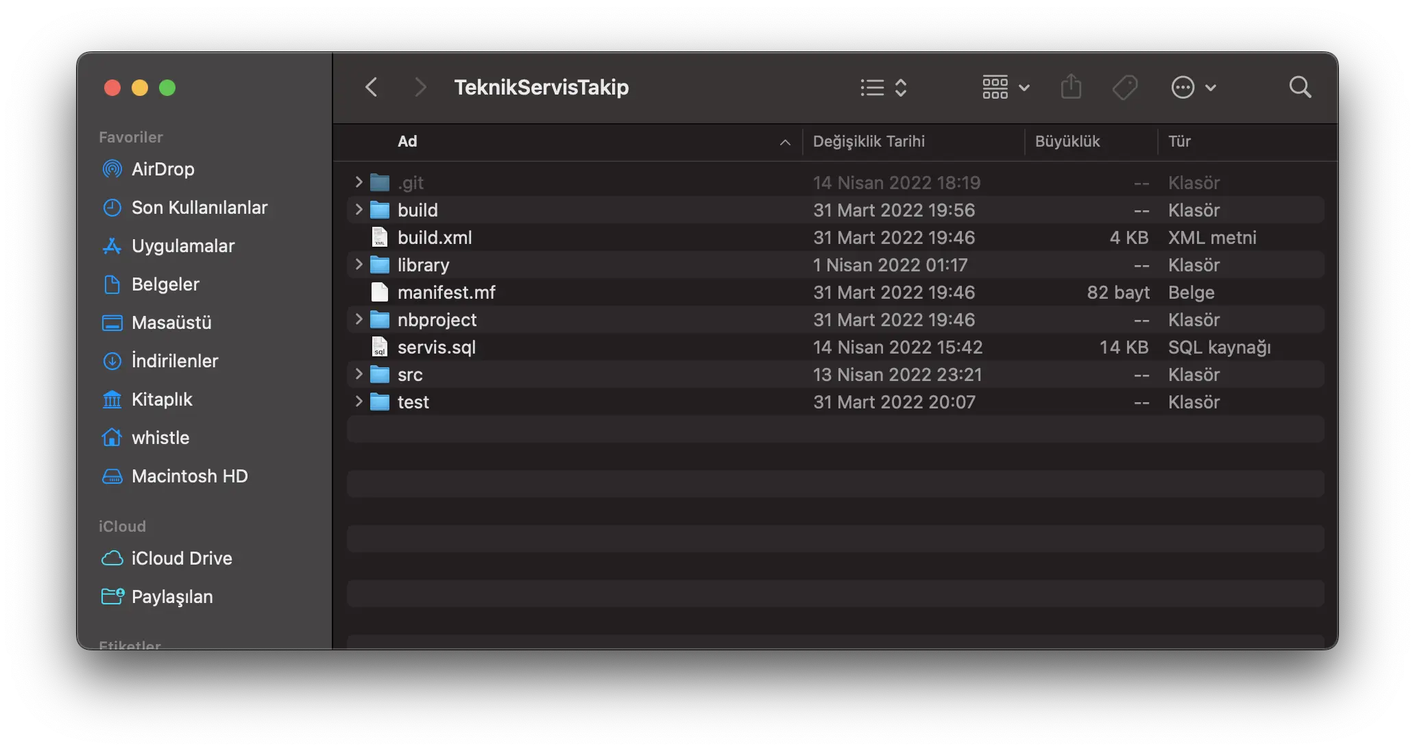 macOS finder varsayılan dosya sıralaması.png