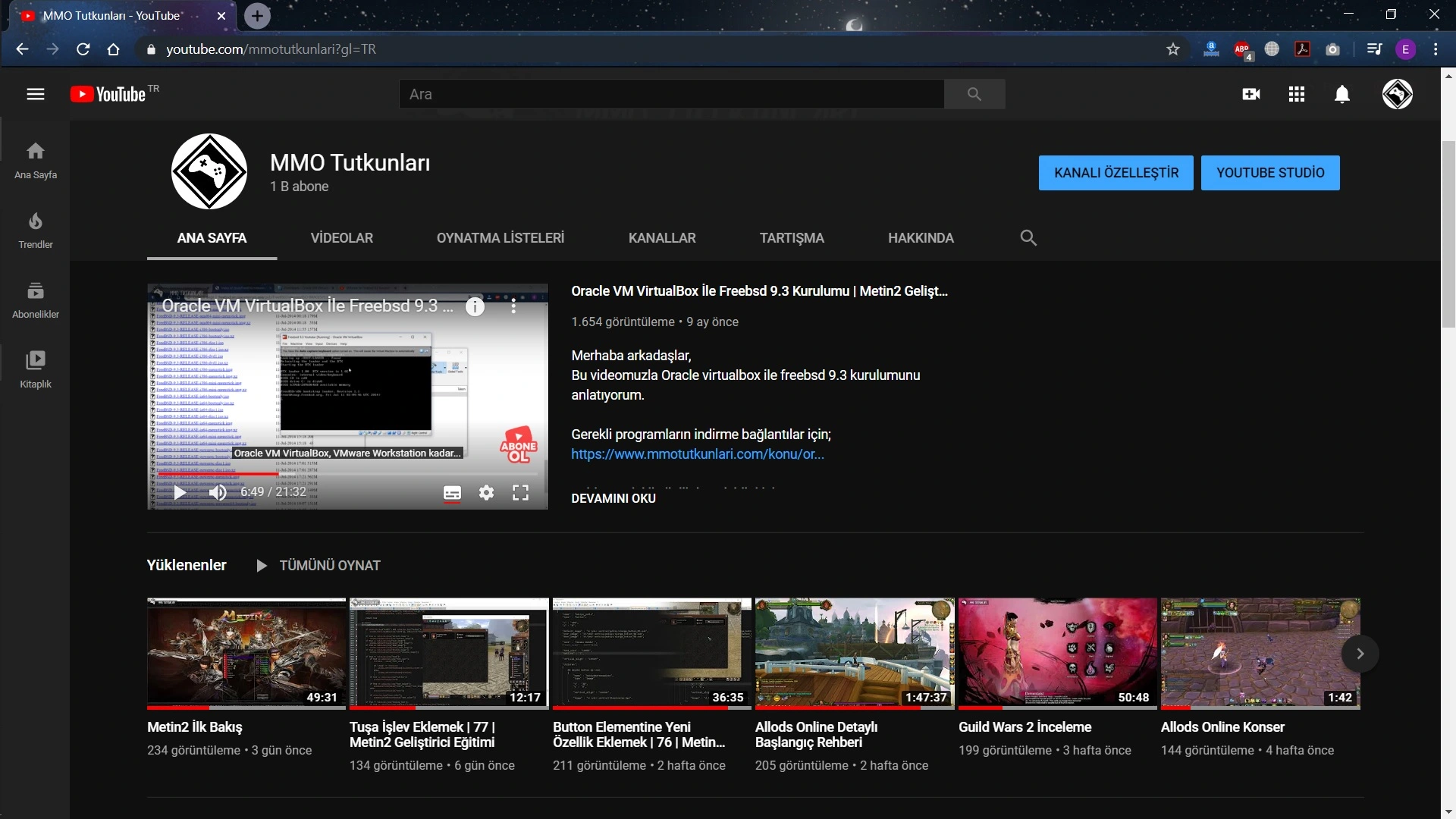 MMO Tutkunları Youtube Kanalı.webp