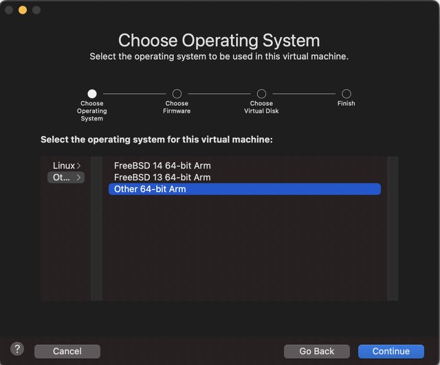 VMware Fusion Sanal Makina Oluşturma İşletim Sistemi Seçimi.jpeg